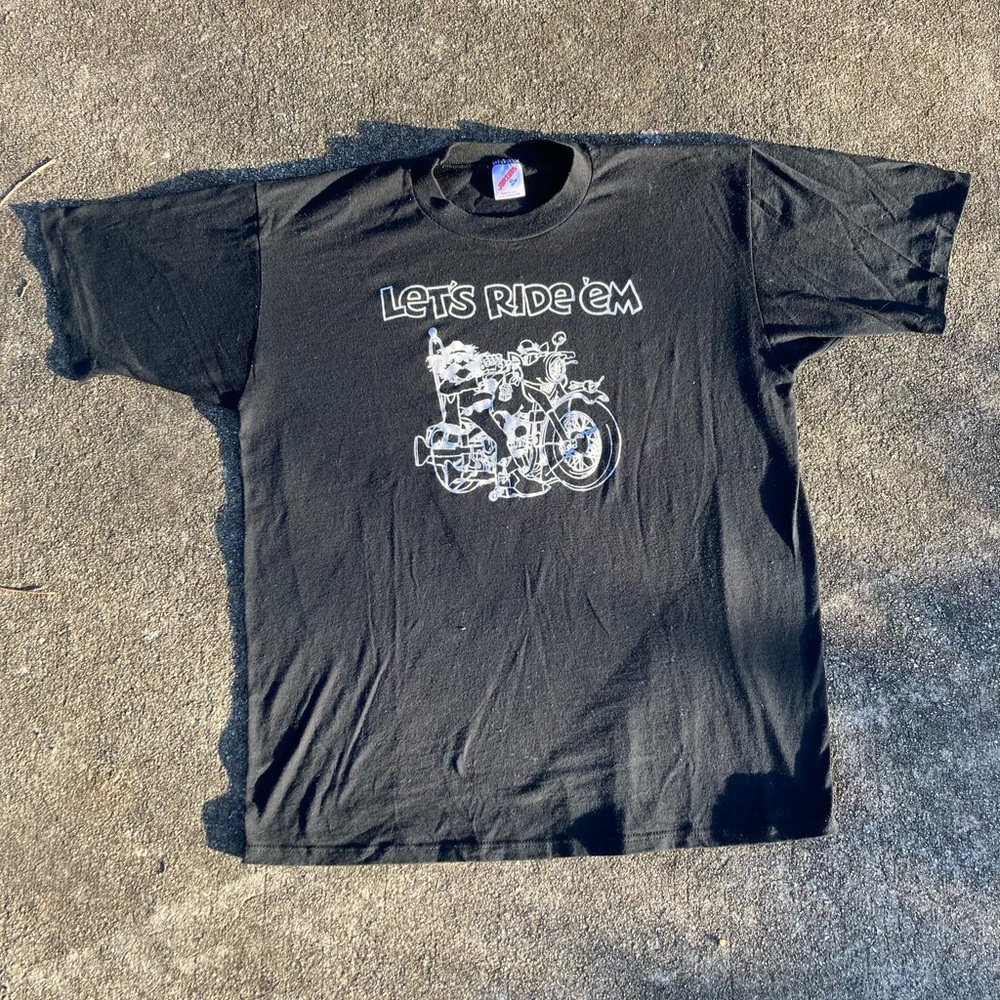 80s biker tee
